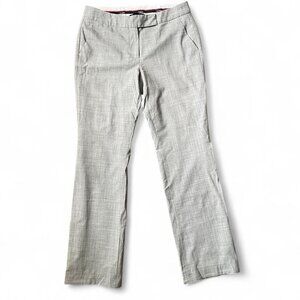 Talbots Womens Signature Wool Blend Straight Leg Pants Size 4 Gray Career Work